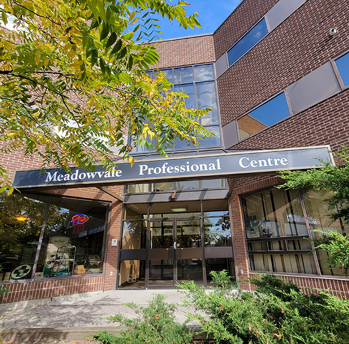 Exterior of Meadowvale Professional Centre building